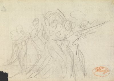 Figurencompositie studie 27 door George Romney